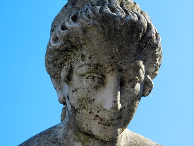 Woman statue woman face