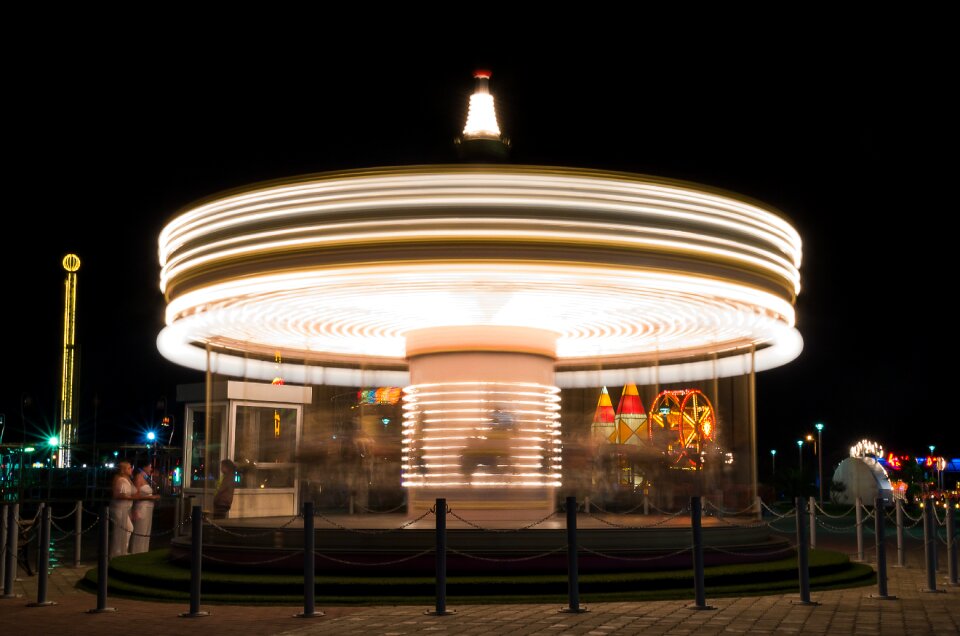 Carousel children color image