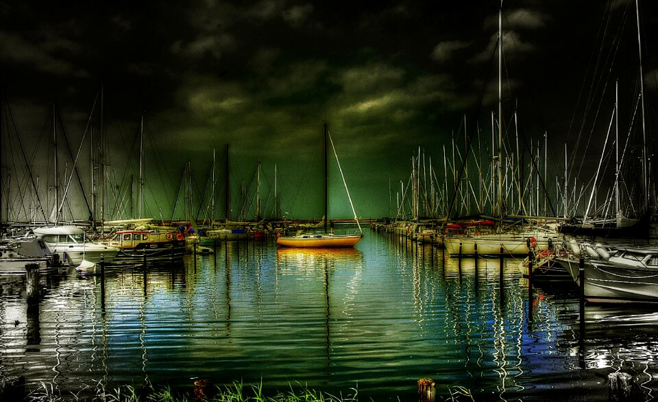 Sailing vessel port boats