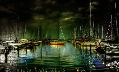 Sailing vessel port boats