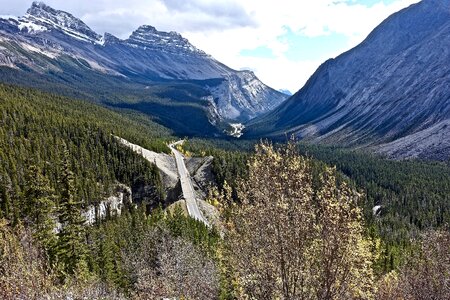 Highway transportation landscape photo