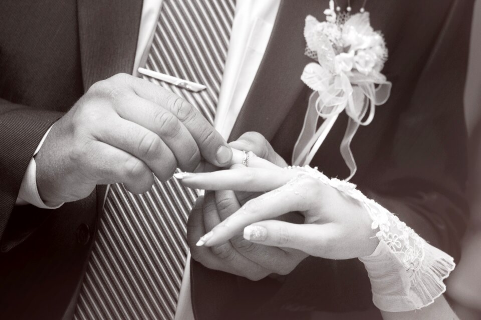 Sweethearts happiness the groom
