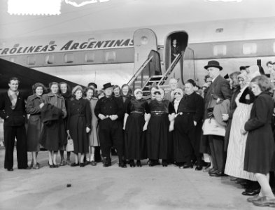 Burgemeester van Urk G. Keijzer vertrekt uiteindelijk naar Argentinie om de bela, Bestanddeelnr 905-0158