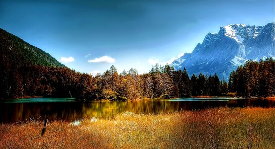 Mountains tyrolean alps water photo