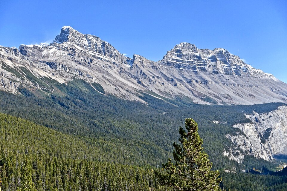 Scenic peaks scenery