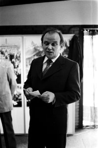 Burgemeesters Oost Berlijn Erhard Krack en Polak open tentoonstelling Berlin gr, Bestanddeelnr 929-6858