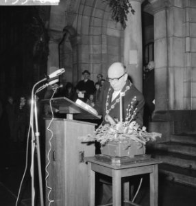 Burgemeester van Walsum spreekt, Bestanddeelnr 913-3166