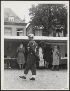 Burgers, bevolking, markten, marechaussee, Bestanddeelnr 047-0399