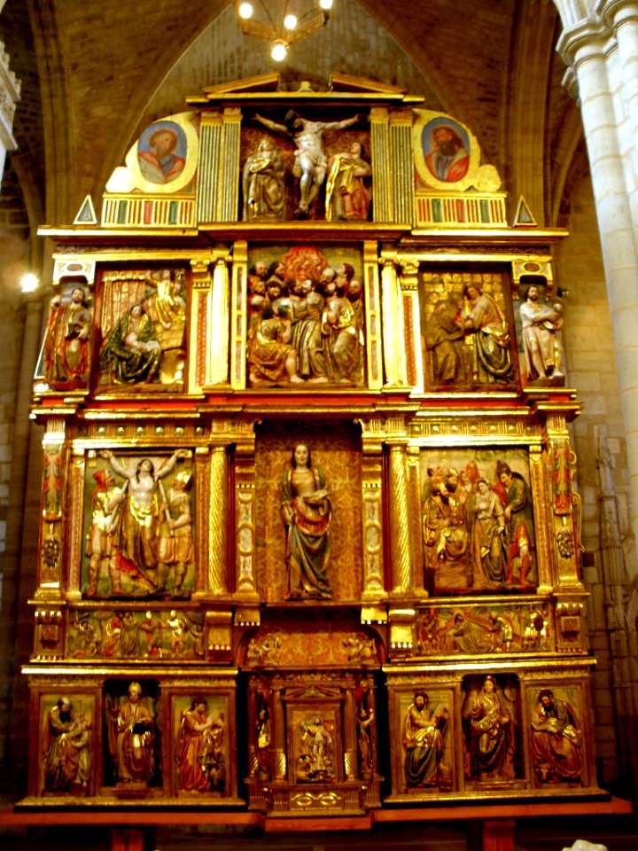 Burgos - San Esteban, Retablo de Santa Eulalia de Merida (Arconada) 1