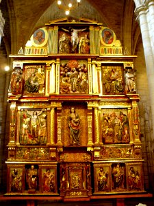 Burgos - San Esteban, Retablo de Santa Eulalia de Merida (Arconada) 1