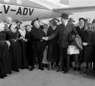 Burgemeester van Urk G. Keijzer vertrekt uiteindelijk naar Argentinie om de bela, Bestanddeelnr 905-0152