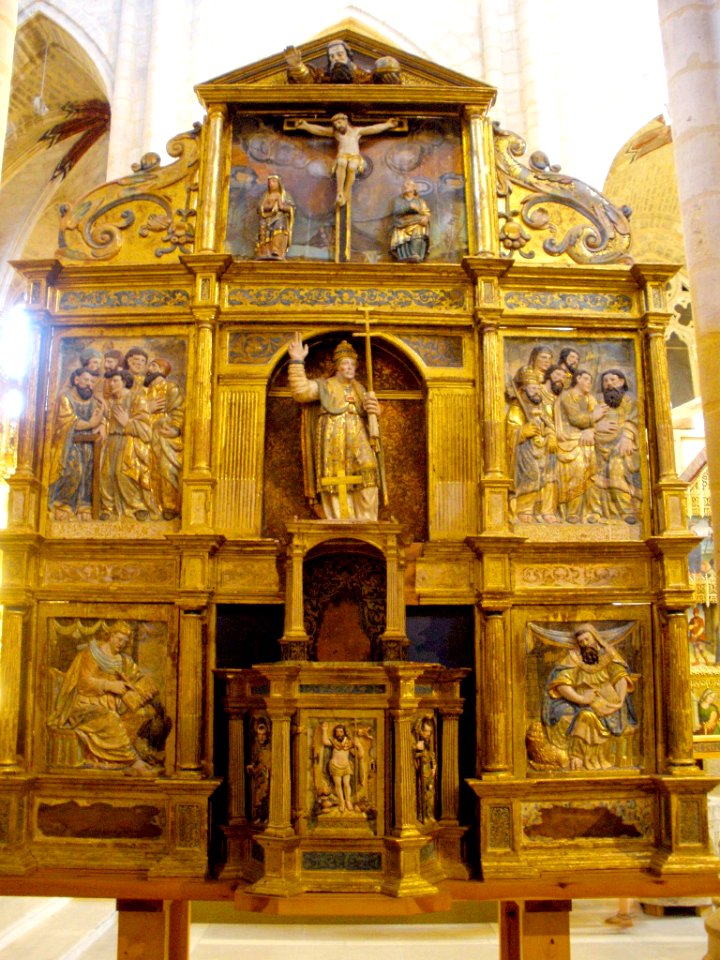 Burgos - San Esteban, Retablo de San Clemente