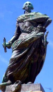Burgos - Plaza Mayor, Monumento a Carlos III