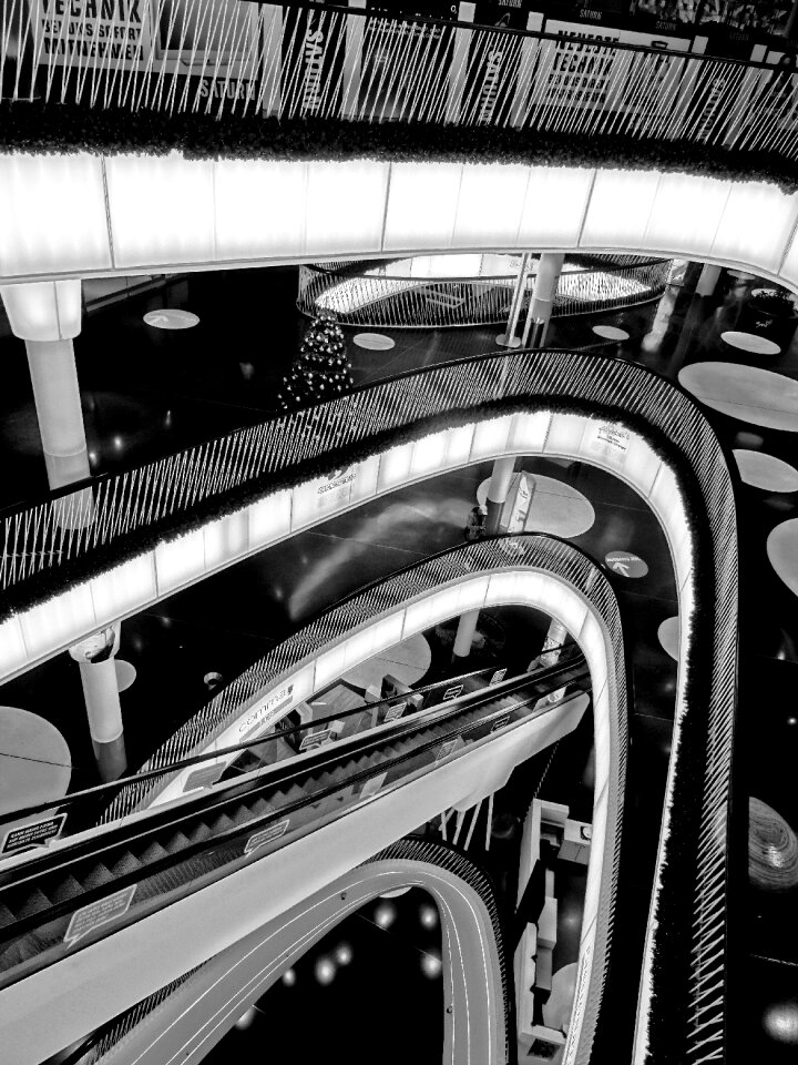 Architecture frankfurt am main germany black and white