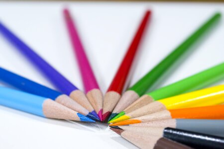 Colors pencils school