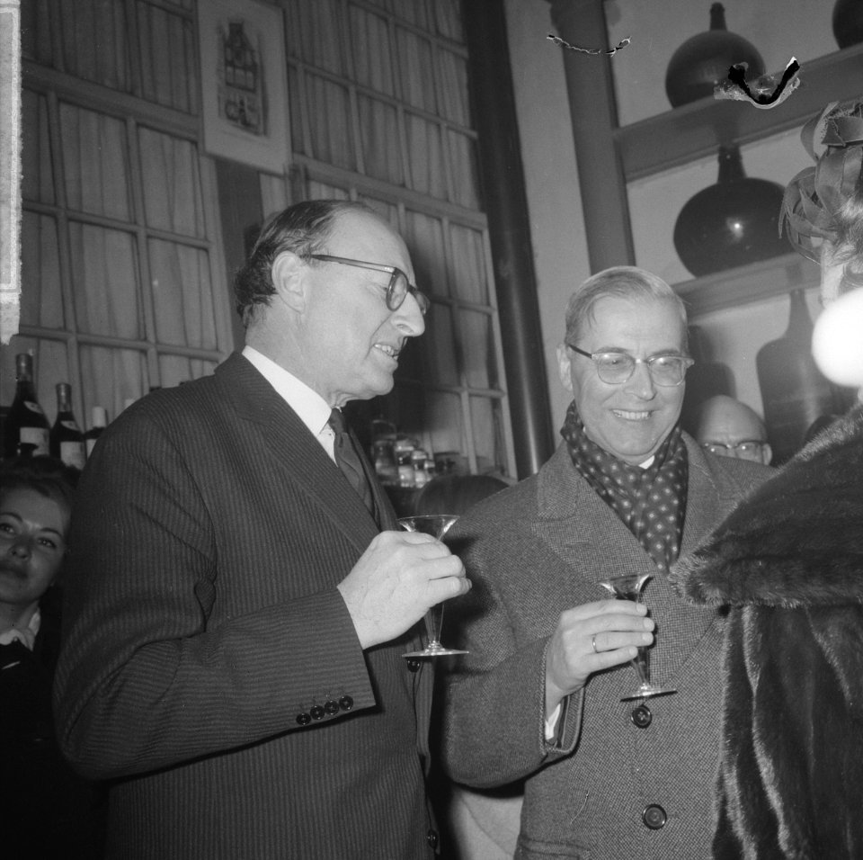 Burgemeester Van Hall en Zijne Excellentie Sir Peter Garran (Brits ambassadeur i, Bestanddeelnr 917-5152