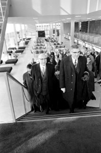Burgemeester Thomassen van Rotterdam en raadsleden brachten bezoek Amsterdam. Bu, Bestanddeelnr 920-8719