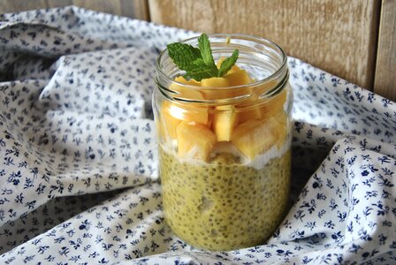 Chia vegan fruit