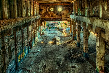 Abandoned lapsed underground photo