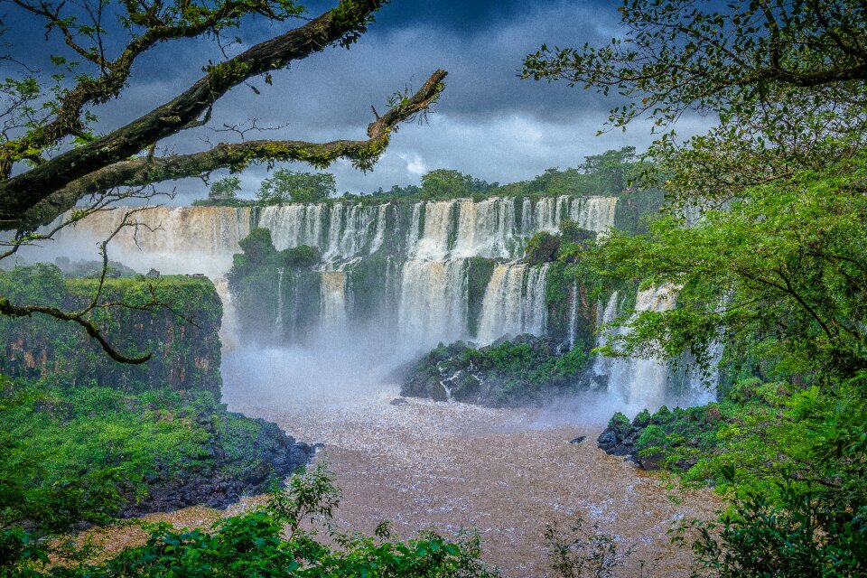 Waterfalls brazil tropical waterfall