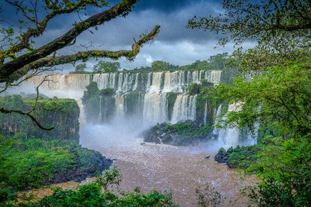 Waterfalls brazil tropical waterfall photo