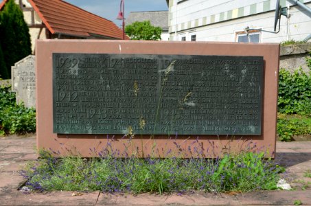 Brandoberndorf, Pfarrgasse 1, Evangelische Pfarrkirche, Kriegerdenkmal, Tafel 2