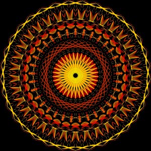 Psychedelic neon artebyspacemandala