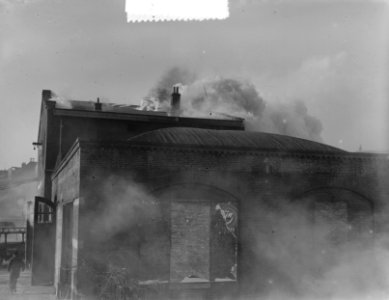 Brand opslagplaats garage Van Noord , Amsterdam, Bestanddeelnr 906-2764