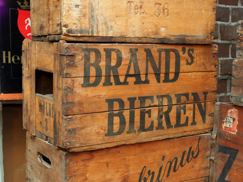 Brands Bieren krat