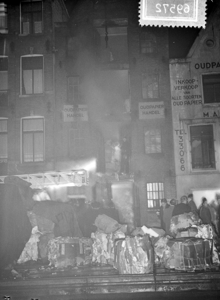 Brand Wessels papier onscherp, Bestanddeelnr 906-9572