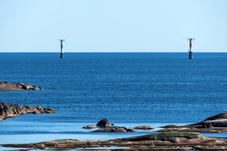 Brandskärs flak and Dynabrott lighthouses seen from Malmön 1 photo