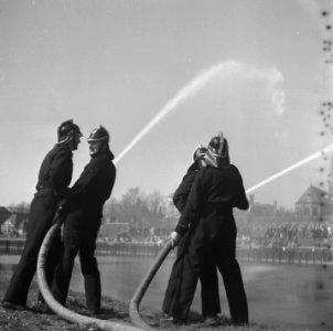 Brandweerfeest. Vrijwillige Brandweer van Enkhuizen viert 150-jarig bestaan, Bestanddeelnr 901-6748