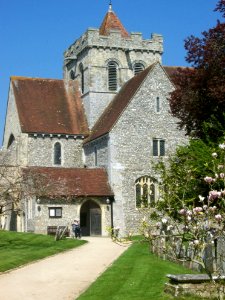 Boxgrove Priory, tower and crossing