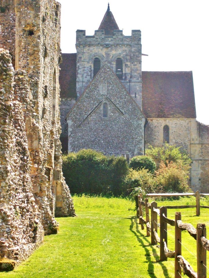 Boxgrove Priory, church and guest house
