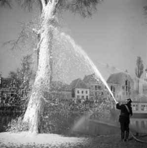 Brandweerfeest. Vrijwillige Brandweer van Enkhuizen viert 150-jarig bestaan, Bestanddeelnr 901-6743