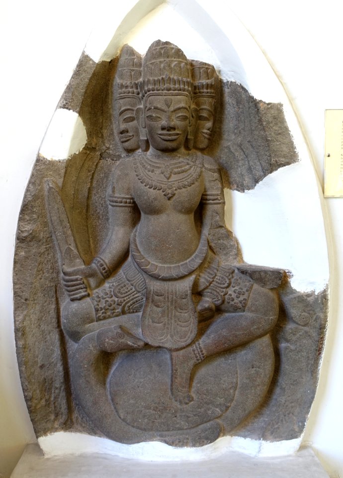 Brahma, Thap Mam, 13th-14th century, Binh Dinh - Museum of Cham Sculpture - Danang, Vietnam - DSC01435
