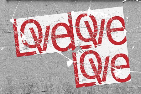 Love emotion gray love