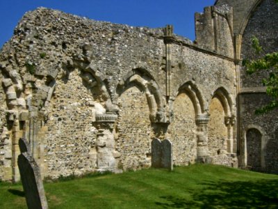 Boxgrave Priory, nave