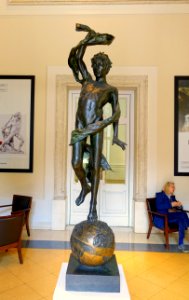 Boy atop globe, 1895 - Galleria nazionale d'arte moderna - Rome, Italy - DSC05603