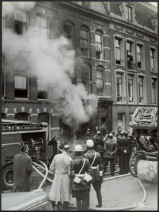 Branden, brandweer, gebouwen, Bestanddeelnr 123-0079