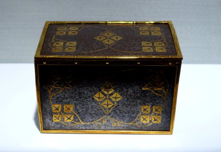 Box by Ernst Riegel, 1902, iron, brass - Hessisches Landesmuseum Darmstadt - Darmstadt, Germany - DSC01032