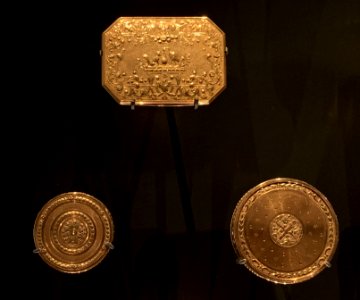 Boxes at the National Museum of Scotland, pic1