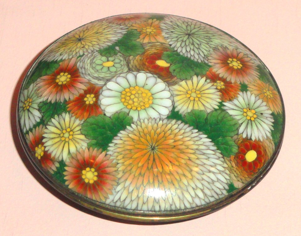 Box by Shibataro Kawada (1856-c.1921) - Japanese Cloisonné Collection - George Walter Vincent Smith Art Museum - DSC03746