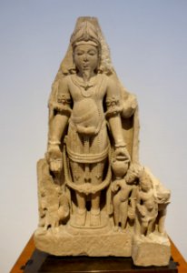 Brahma, Central India, 10th-12th century AD, sandstone - Matsuoka Museum of Art - Tokyo, Japan - DSC07053