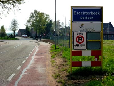 Brachterbeek (Maasgouw) city limit sign photo