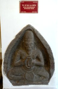 Brahmanist Monk Thap Mam, 13th century, Binh Dinh - Museum of Cham Sculpture - Danang, Vietnam - DSC01399