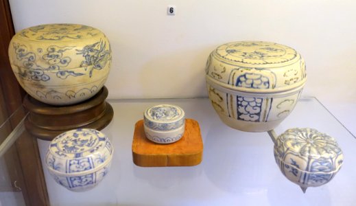 Boxes, Chu Dau, 15th-16th century AD, stoneware - Museum of Vietnamese History - Ho Chi Minh City - DSC05993