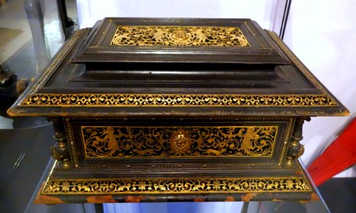 Box in Renaissance style, Dresden, before 1879 - Museum für Sächsische Volkskunst - DSC08232