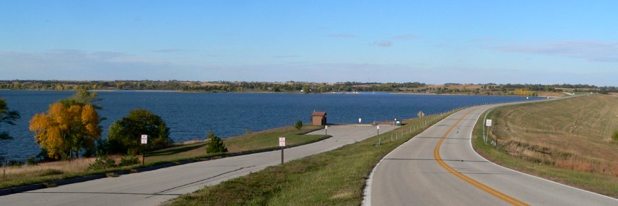 Branched Oak Lake from dam 1