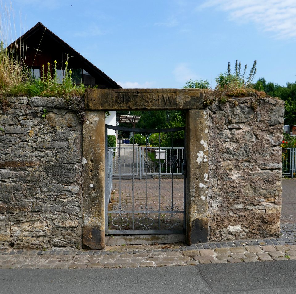 Brakel - Nordmauer - Inschrift